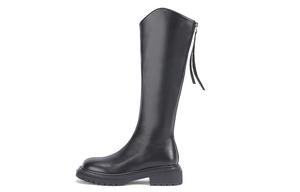 DAPHNE Черные рыцарские сапоги до колена для женщин на каблуке 5 см, цвет Black Knight Boots-5CM Heel Height