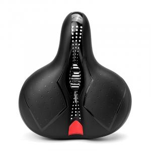 Велосипедное седло SHENGXIN расширенное, черно-красный