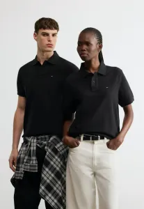 Рубашка-Поло tommy flag стандартного кроя Tommy Jeans, Black