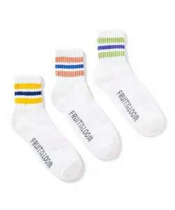 Набор из 3 пар носков FRUIT OF THE LOOM Colorful Line A Quarter Select Brands, цвет Other 1