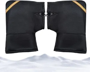 Рукоятки руля мотоцикла, ветрозащитные рукава - зимние велосипедные перчатки, гетры для снегохода, мотоцикла, скутера, бездорожья, дальних поездок, поездок на работу, B