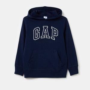 Толстовка из французского трикотажа с вышитым логотипом Gap, синий