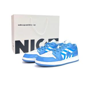 Кроссовки Air 1 Vintage баскетбольные unisex низкие Jordan, синий