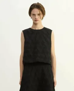 Блузка без рукавов Ornament JQ Plain People, цвет Black