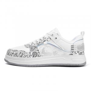 PLAY COBBLER Теплые нескользящие амортизирующие износостойкие дышащие высокие скейтбордские кроссовки мужские синие - низкие бело-серебристые, цвет Low-Top-White Silver