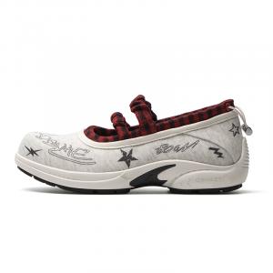 Туфли Мэри Джейн на плоской подошве, низкие, женские, серые Mule Donkey, Girlish Gray