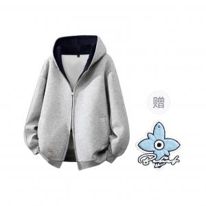 Толстовка Unisex Hooded Moderate Cardigan WARRIOR, heather серый[free badge+scented sachet charm]