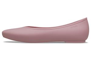 Crocs Бруклинские остроносые балетки, розовый, женские