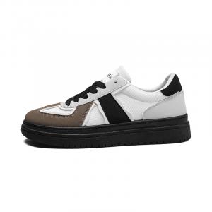 RENBEN Низкие, износостойкие, противоскользящие кроссовки для скейтбординга, мужские, серо-коричневые