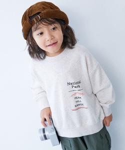 Толстовка с крупным силуэтным принтом Devil Lab, модель 25AW Devirock, цвет 004-Logo2-Oatmeal