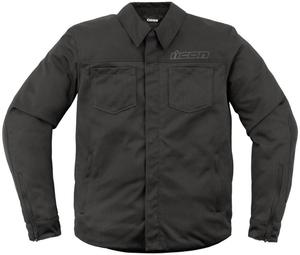 Куртка из сетчатого текстиля Icon upstate motocycle, Black