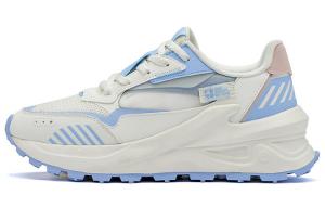 Длинные кроссовки для жизни женские с низким верхом Feather White/Breezy Blue 361°
