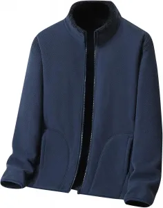 Мужская мотоциклетная куртка, одобренная для осени и зимы - свободный, модный, повседневный, из прочного флиса, двусторонняя, асимметричная, кожаная, мужская, коричневая, darkblue