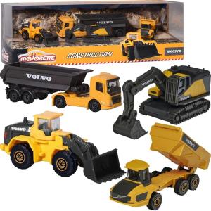 Набор из 5 строительных машин - Volvo Construction Majorette