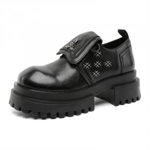 V ZERO FIVE Американские туфли дерби, повседневные, мужские, черные, в стиле вестерн, винтажные, модные