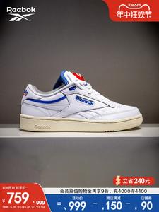 Кроссовки Reebok Club C Revenge Pump, белый / синий