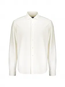 Рубашка с классическим воротником на пуговицах Fedeli, белый