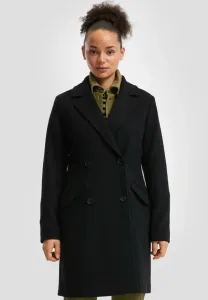 Taillierter mit reverskragen в коротком пальто optik Qs, Schwarz