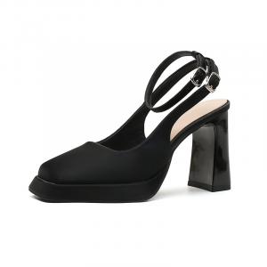 Туфли на высоком каблуке 11 см, женские Zubumei, Black