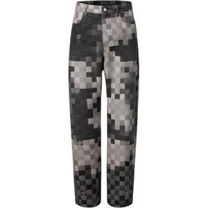 Дамокамуфляжные джинсы для скейта LOUIS VUITTON, мультиколор
