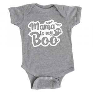 Детское боди Mama Is My Boo Ghost The Juniper Shop, цвет Heather Grey