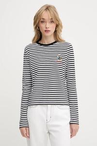 Хлопковая толстовка с длинным рукавом KL X DISNEY Karl Lagerfeld, черный