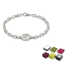 GUCCI Серебряный браслет 925 пробы Unisex Silver