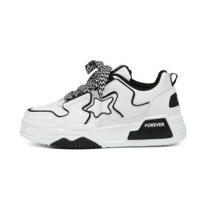 Кеды, обувь для скейтборда унисекс с низким верхом Forever 21, цвет White Gray