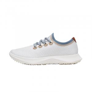 Allbirds Кроссовки для бега Tree Dasher Shock Absorbers с низким верхом, противоскользящие, женские, белого и синего цвета