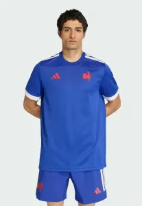 Футболка-Реплика для болельщиков сборной франции по регби Adidas Performance, Semi Lucid Blue