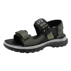 TAFN Пляжные сандалии мужские черно-зеленые, цвет Black Green