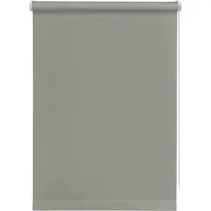 Рулонные шторы со стороны дома «Tone», непрозрачные, затемняющие, с сверлением/без сверления, натяжные, возможен монтаж на винты My Home, серый