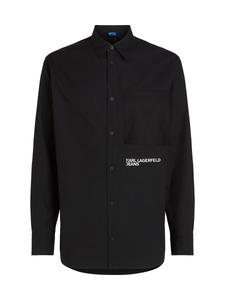 Рубашка на пуговицах стандартного кроя Karl Lagerfeld Jeans, черный
