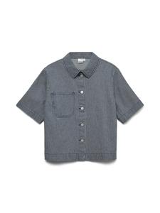 Джинсовая рубашка ярко-белого цвета Vero Moda