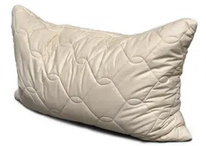 Подушка из швейцарской сосны 40x60 см "Комфорт" - стеганая ткань из органического материала - с дополнительным внутренним чехлом Giraffenland