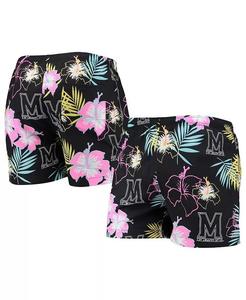 Мужские черные плавки Maryland Terrapins с неоновым цветочным принтом FOCO