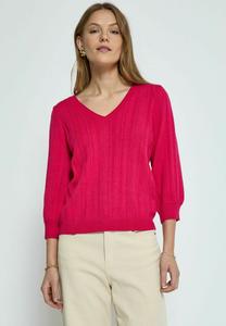 Вязаный свитер 3/4 SLEEVE V-NECK PEPPERCORN, цвет 4039 virtual pink