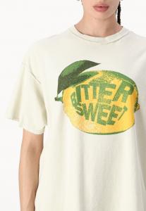 Футболка с принтом BITTER SWEET DAD BDG Urban Outfitters, кремовый