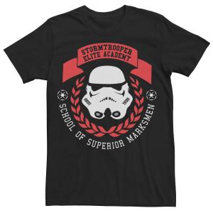 Мужская футболка с логотипом Star Wars Stormtrooper Academy Licensed Character