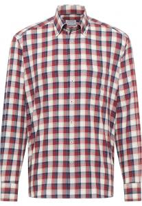 Рубашка делового кроя Comfort fit ETERNA, рубиново-красный