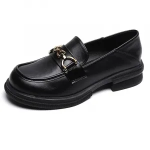 Lan Miao Женские лоферы черные, цвет Black