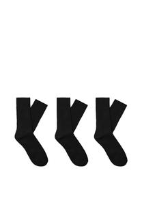Носки KLASSISCHE 3 PACK Selected Homme, черный