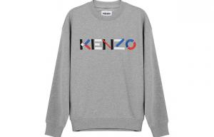 Толстовка мужская жемчужно-серая Kenzo, серый