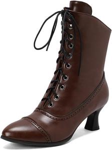 Женские водонепроницаемые ботинки TarfiC для прогулок с боковой молнией, черные кожаные ботильоны на платформе