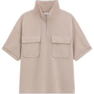 Свитшот женский GAP, легкий коричневый