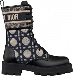 Кроссовки Dior Wmns D-Major Ankle Boot 'Macrocannage - Deep Blue Beige', черный
