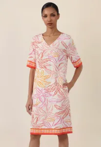 Трикотажное платье Apart, Creme-Multicolor