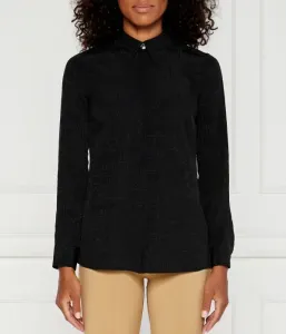 Рубашка regular fit Elisabetta Franchi, черный