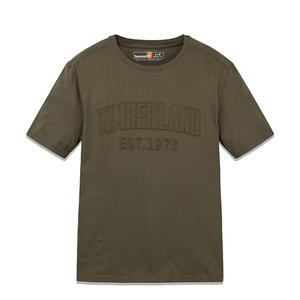 Timberland Футболка мужская армейского зеленого цвета