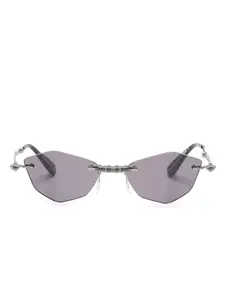 Солнцезащитные очки Maske H44 Kuboraum, серебряный